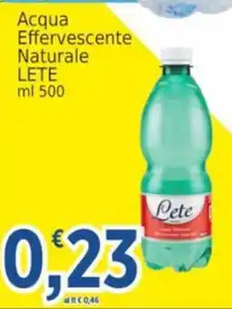 Market Ingross Acqua Effervescente Naturale LETE offerta