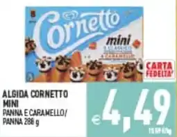 Supermercati Agorà Algida Cornetto Mini Panna e Caramello offerta