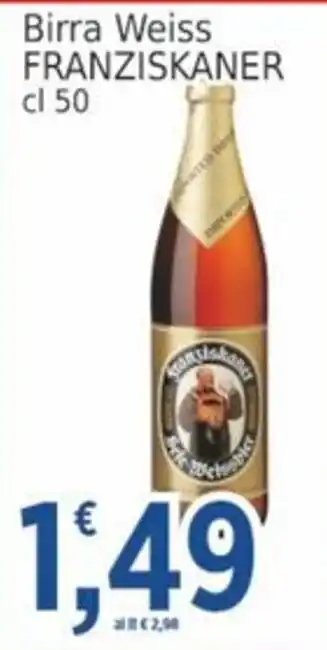 Market Ingross Birra Weiss FRANZISKANER offerta