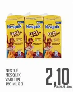 Supermercati Piccolo Nesquik latte e cacao offerta