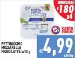 Supermercati Agorà Pettinicchio Mozzarella Fiordilatte offerta