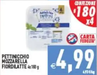 Supermercati Agorà Pettinicchio Mozzarella Fiordilatte offerta