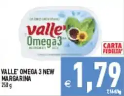 Supermercati Agorà Valle' Omega 3 New Margarina offerta