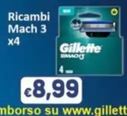 Market Ingross Ricambi Mach 3 Gillette offerta
