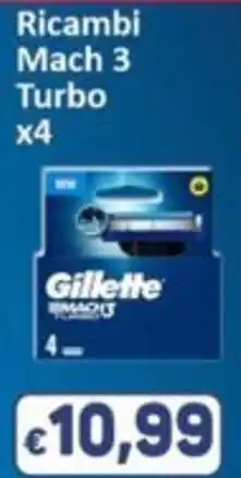 Market Ingross Ricambi Mach 3 Turbo Gillette offerta