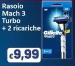 Market Ingross Rasoio Mach 3 Turbo Gillette offerta