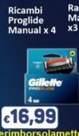 Market Ingross Ricambi Proglide Manual Gillette offerta