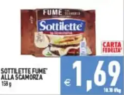Supermercati Agorà Sottilette Fume' alla scamorza offerta