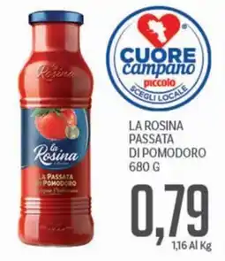 Supermercati Piccolo La Rosina Passata di Pomodoro offerta