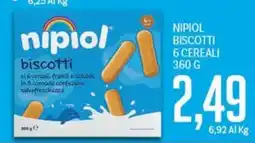 Supermercati Piccolo Nipiol biscotti 6 cereali offerta