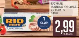 Supermercati Piccolo Rio mare tonno al naturale offerta