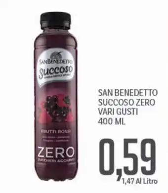 Supermercati Piccolo San Benedetto Succoso Zero offerta
