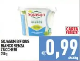 Supermercati Agorà SOJASUN BIFIDUS BIANCO SENZA ZUCCHERI offerta