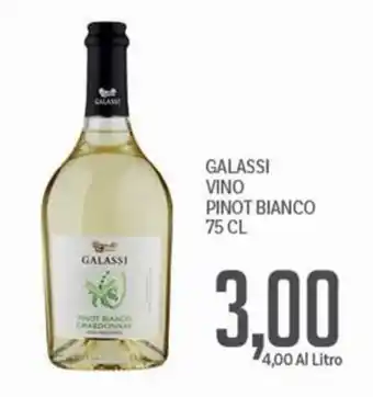 Supermercati Piccolo GALASSI VINO PINOT BIANCO offerta
