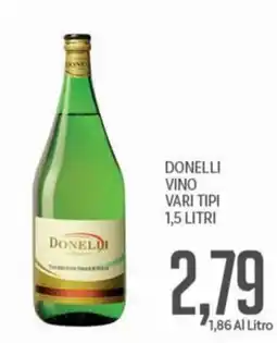 Supermercati Piccolo DONELLI VINO offerta