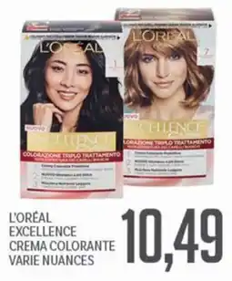 Supermercati Piccolo L'ORÉAL EXCELLENCE CREMA COLORANTE offerta