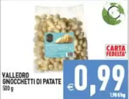 Supermercati Agorà VALLEORO GNOCCHETTI DI PATATE offerta