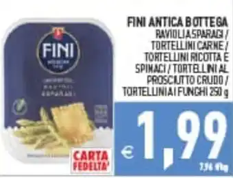 Supermercati Agorà FINI ANTICA BOTTEGA offerta