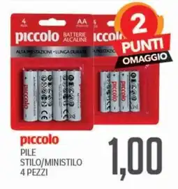 Supermercati Piccolo piccolo pile stilo/ministilo offerta