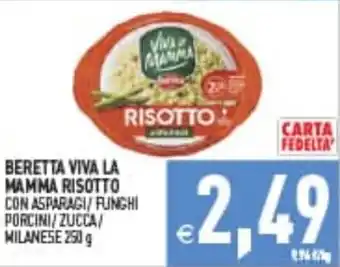 Supermercati Agorà Beretta Viva la Mamma Risotto offerta