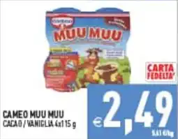 Supermercati Agorà CAMEO MUU MUU offerta