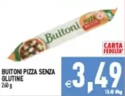 Supermercati Agorà Buitoni pizza senza glutine offerta