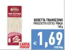 Supermercati Agorà Beretta Tramezzino Prosciutto Cotto / Praga offerta