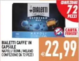 Supermercati Agorà Bialetti Caffè in Capsule offerta