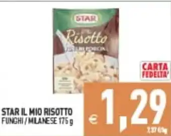 Supermercati Agorà STAR IL MIO RISOTTO FUNGHI / MILANESE offerta