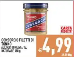 Supermercati Agorà Consorcio filetti di tonno offerta