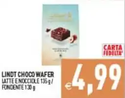 Supermercati Agorà LINDT CHOCO WAFER offerta