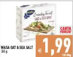 Supermercati Agorà WASA OAT & SEA SALT offerta