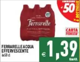 Supermercati Agorà Ferrarelle acqua effervescente offerta