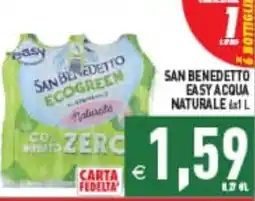 Supermercati Agorà San Benedetto Ecogreen Easy Acqua Naturale offerta