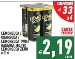 Supermercati Agorà LEMONSODA offerta