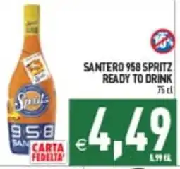 Supermercati Agorà Santero 958 Spritz offerta