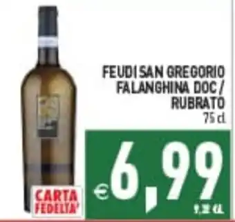 Supermercati Agorà Feudi San Gregorio Falanghina DOC / Rubrato offerta