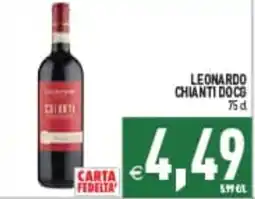 Supermercati Agorà LEONARDO CHIANTI DOCG offerta