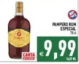 Supermercati Agorà Pampero Rum Especial offerta