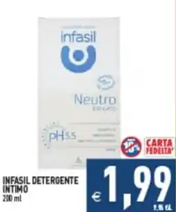 Supermercati Agorà infasil detergente intimo offerta