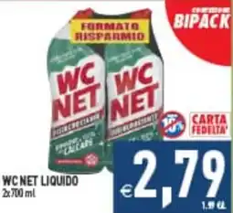 Supermercati Agorà WC NET LIQUIDO offerta