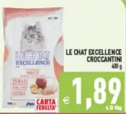 Supermercati Agorà LE CHAT EXCELLENCE CROCCANTINI offerta