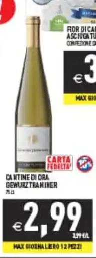 Supermercati Agorà Cantine di Ora Gewurztraminer offerta