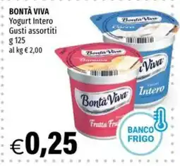 Hurrà BONTÀ VIVA Yogurt Intero offerta