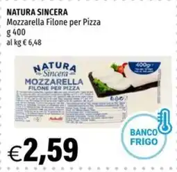 Hurrà NATURA SINCERA Mozzarella Filone per Pizza offerta