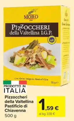 Carrefour Express Pizzoccheri della Valtellina I.G.P. MORO offerta