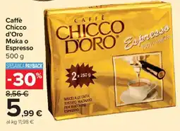 Carrefour Express Caffè Chicco d'Oro offerta