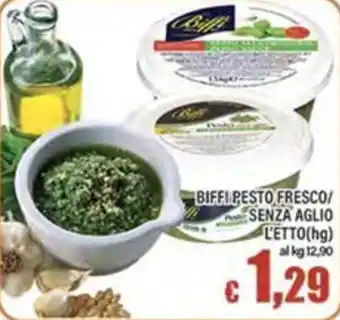 Top Supermercati Biffi Pesto Fresco Senza Aglio offerta