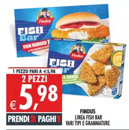 Deco Iperstore Findus Fish Bar offerta