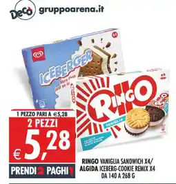 Deco Iperstore Ringo Vaniglia Sandwich offerta